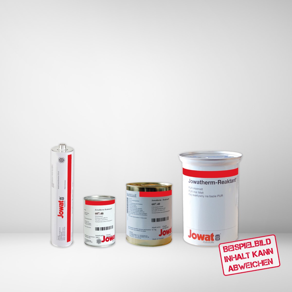 Jowatherm-Reaktant® MR 608.90 PUR Kantenschmelzklebstoff 0,5kg Dose G Jowatherm-Reaktant® MR 608.90 PUR Kantenschmelzklebstoff 0,5kg Dose G